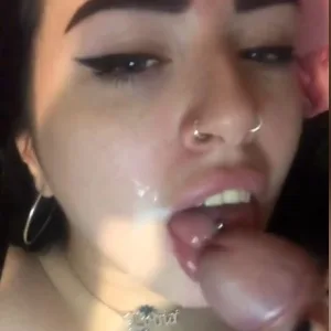Sensually and gently Latina Blowjob