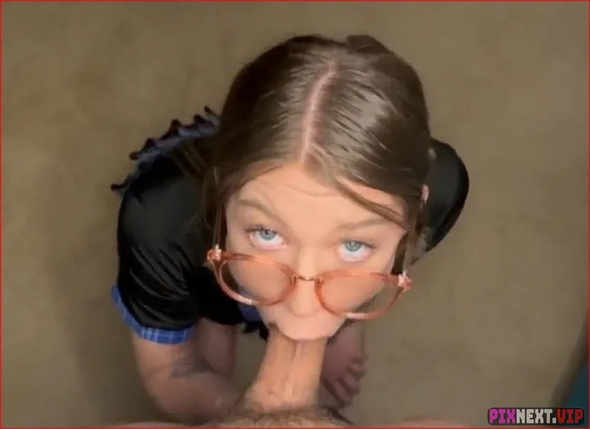 Trained Submissive Teacher Displays Her Sloppy Oral Skills